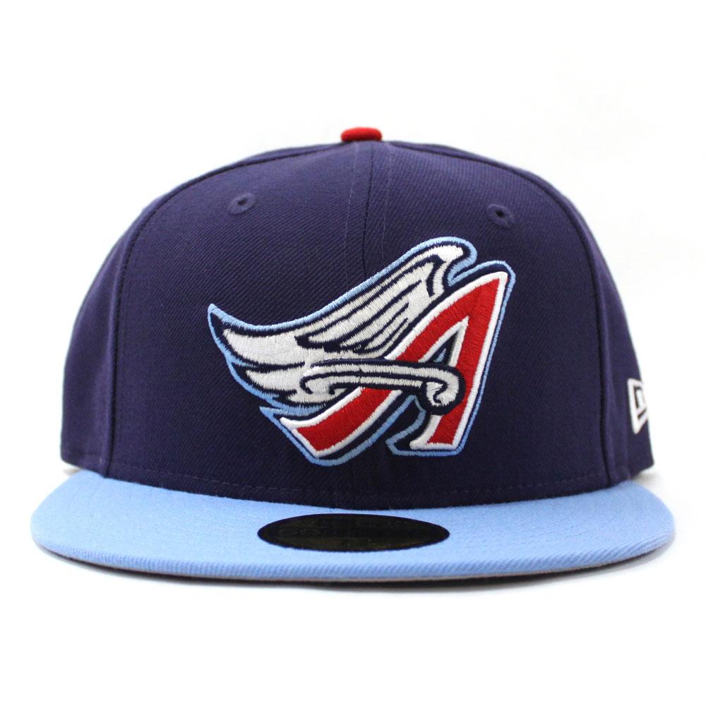 New Era Anaheim Angels 59Fifty Fitted Hat (90 Retro Gray Under Brim)