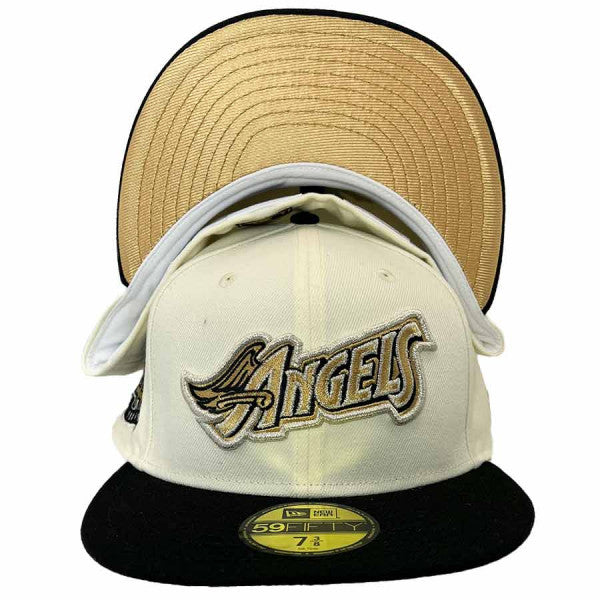 New Era Anaheim Angels 'Champagne' 40th Season Gold UV 59FIFTY Fitted Hat