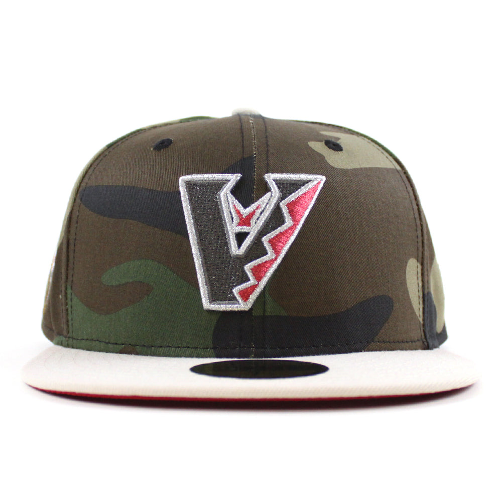 New Era Toronto Blue Jays Snapback Hat MLB Woodland Camouflage sueded visor  Cap