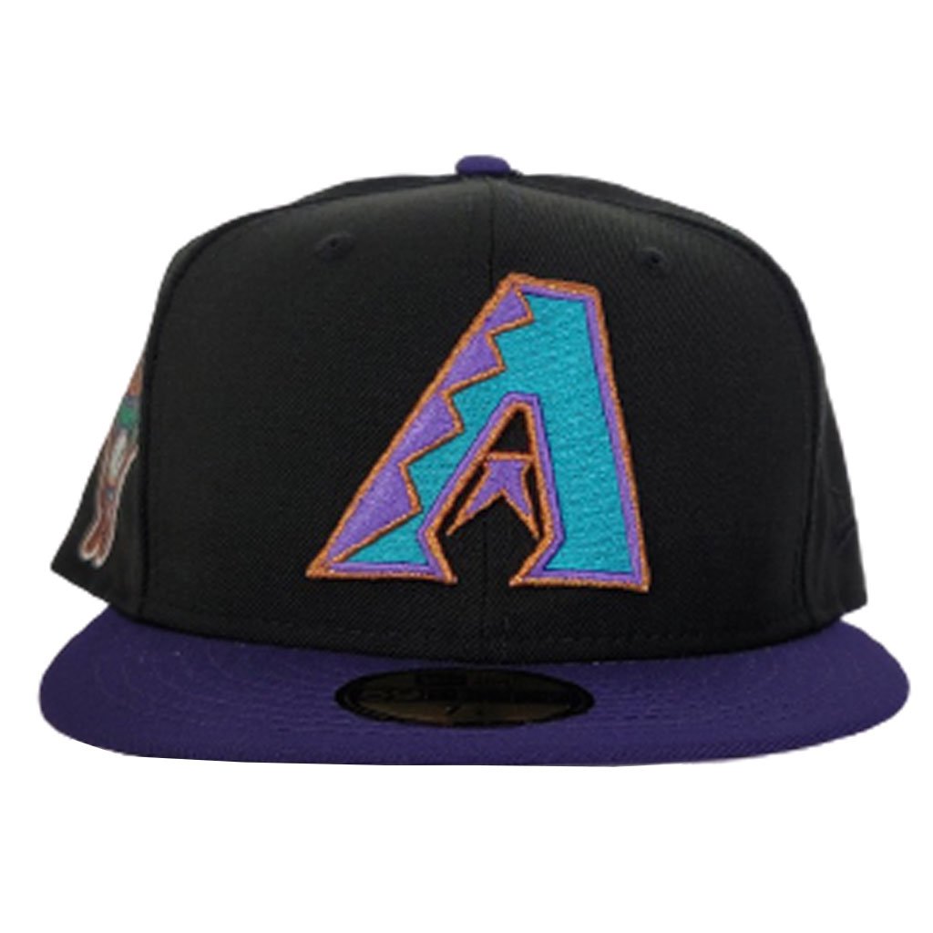 New Era Arizona Diamondbacks Black / Purple 1998 Inaugural Season 59FIFTY Fitted Hat
