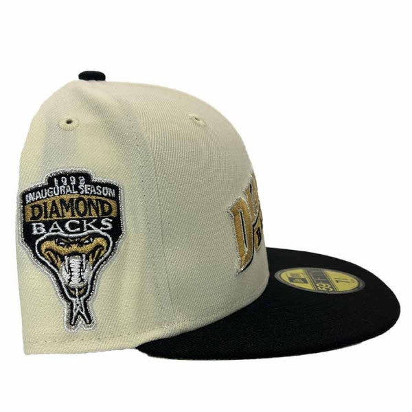 New Era Arizona Diamondbacks 'Champagne' 1993 Inaugural Season Gold UV 59FIFTY Fitted Hat