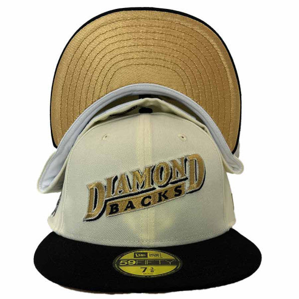 New Era Arizona Diamondbacks 'Champagne' 1993 Inaugural Season Gold UV 59FIFTY Fitted Hat