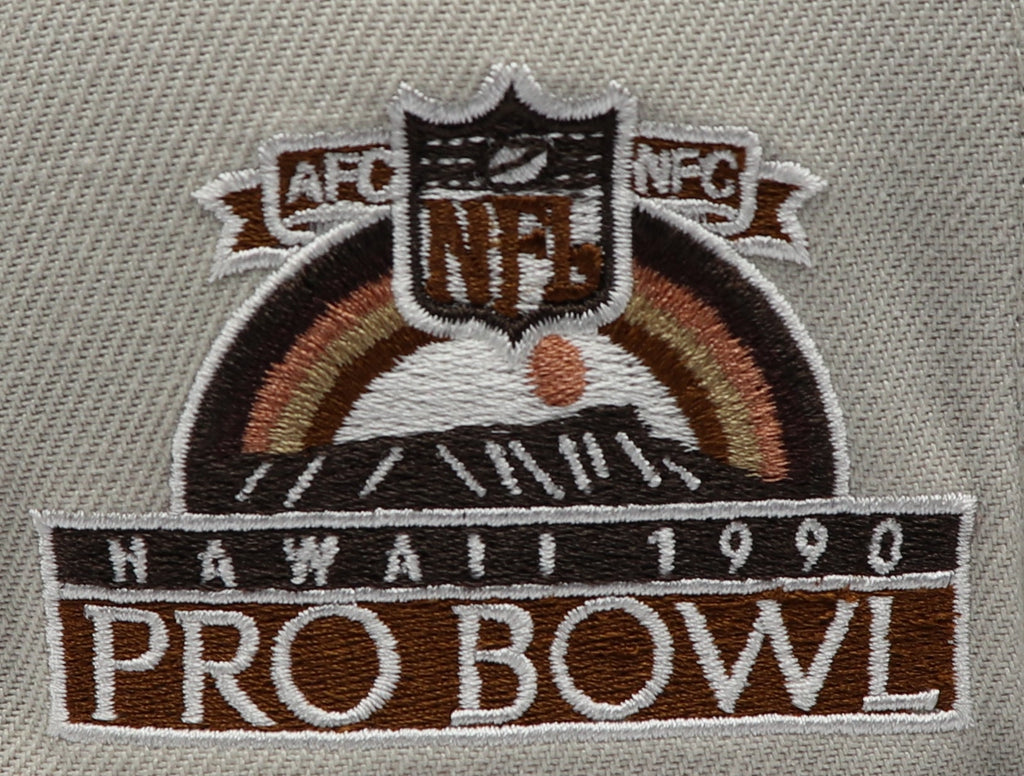New Era Buffalo Bills Stone/Dark Brown 1990 Pro Bowl 59FIFTY Fitted Hat