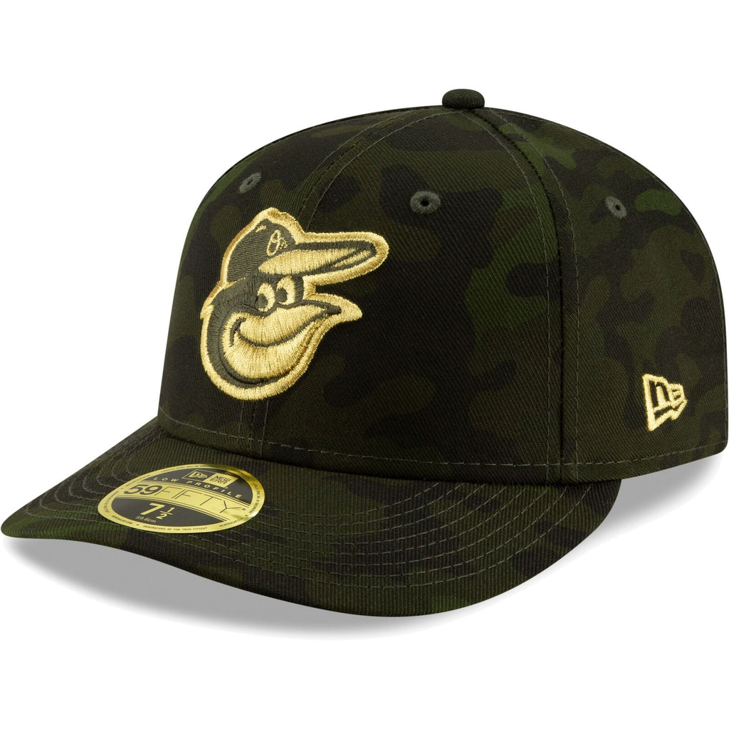 New Era Baltimore Orioles Camo MLB Armed Forces Day On-Field Low Profile 59FIFTY Fitted Hat