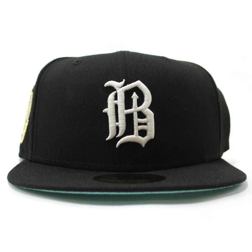 New Era Birmingham Barons Southern League Patch 59FIFTY Fitted Hat / Mint Green Undervisor
