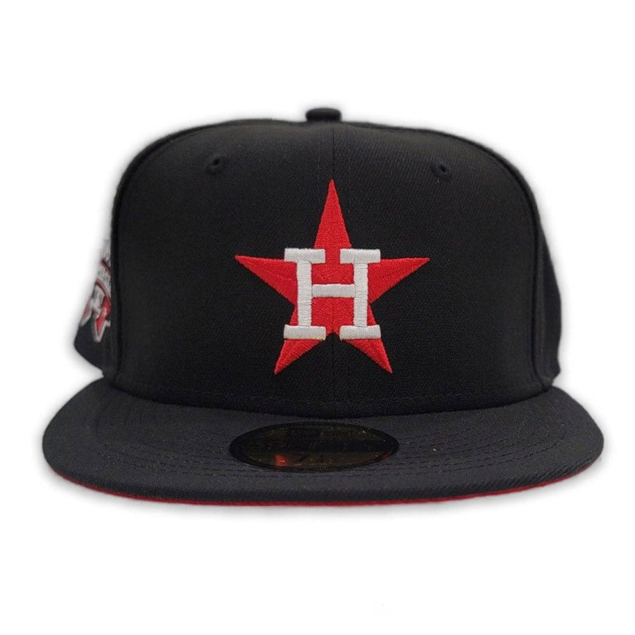 New Era Houston Astros Black 1986 All-Star Game Side Red Under Brim 59FIFTY Fitted Hat