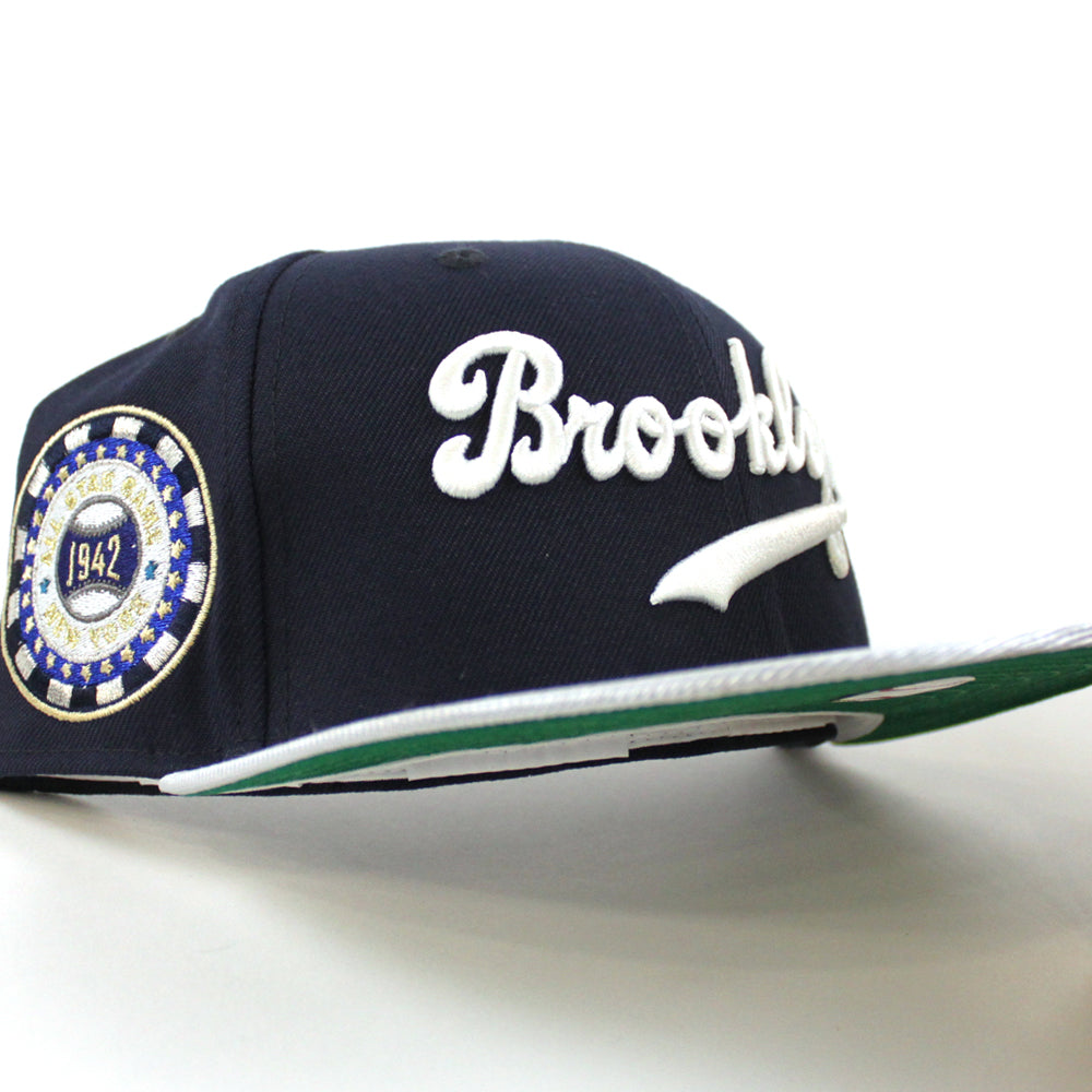 New Era Brooklyn Dodgers 1942 All-Star Game Navy/Metallic Gray 59FIFTY Fitted Hat