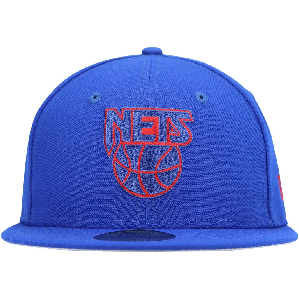 New Era Blue Brooklyn Nets Hardwood Classics Collection 59FIFTY Fitted Hat