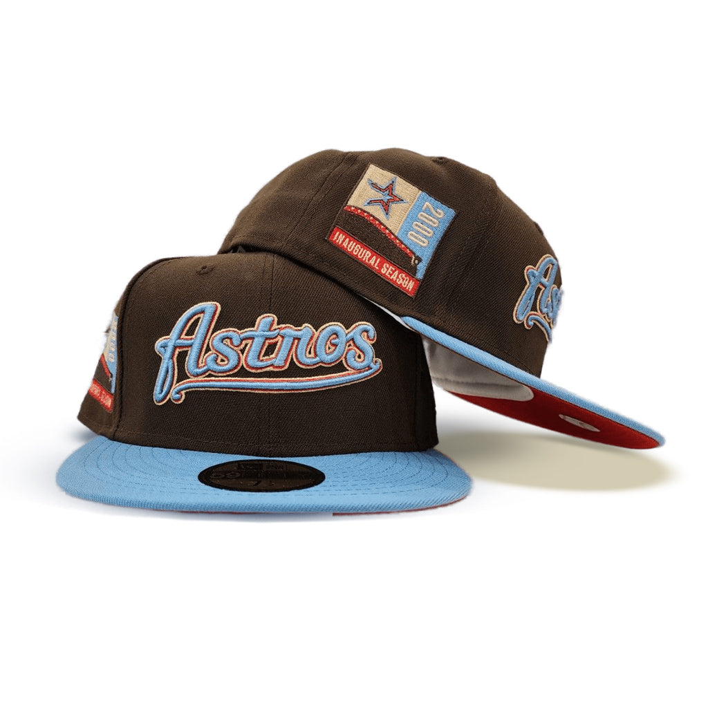 New Era Houston Astros Brown/Icy  2000 Inaugural Season 59FIFTY Fitted Hat