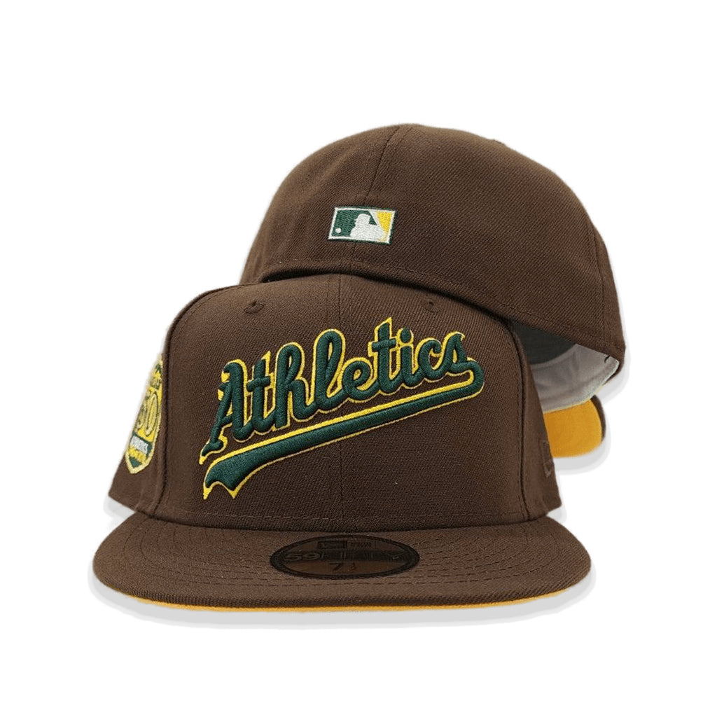 New Era Oakland Athletics Brown 50th Anniversary 59FIFTY Fitted Hat