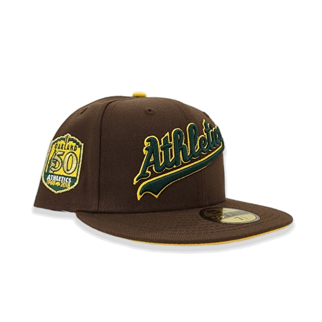 New Era Oakland Athletics Brown 50th Anniversary 59FIFTY Fitted Hat