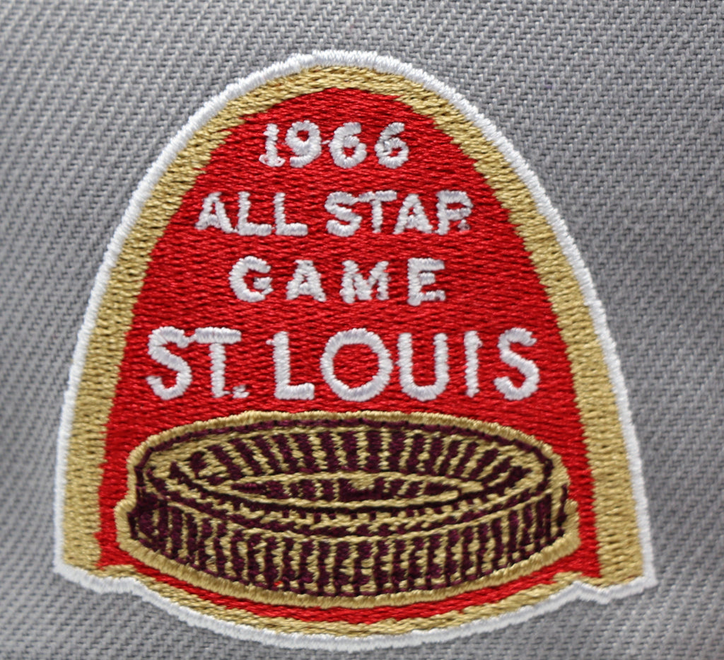 New Era St. Louis Cardinals Cooperstown Grey/Red 1966 All-Star Game 59FIFTY Fitted Hat