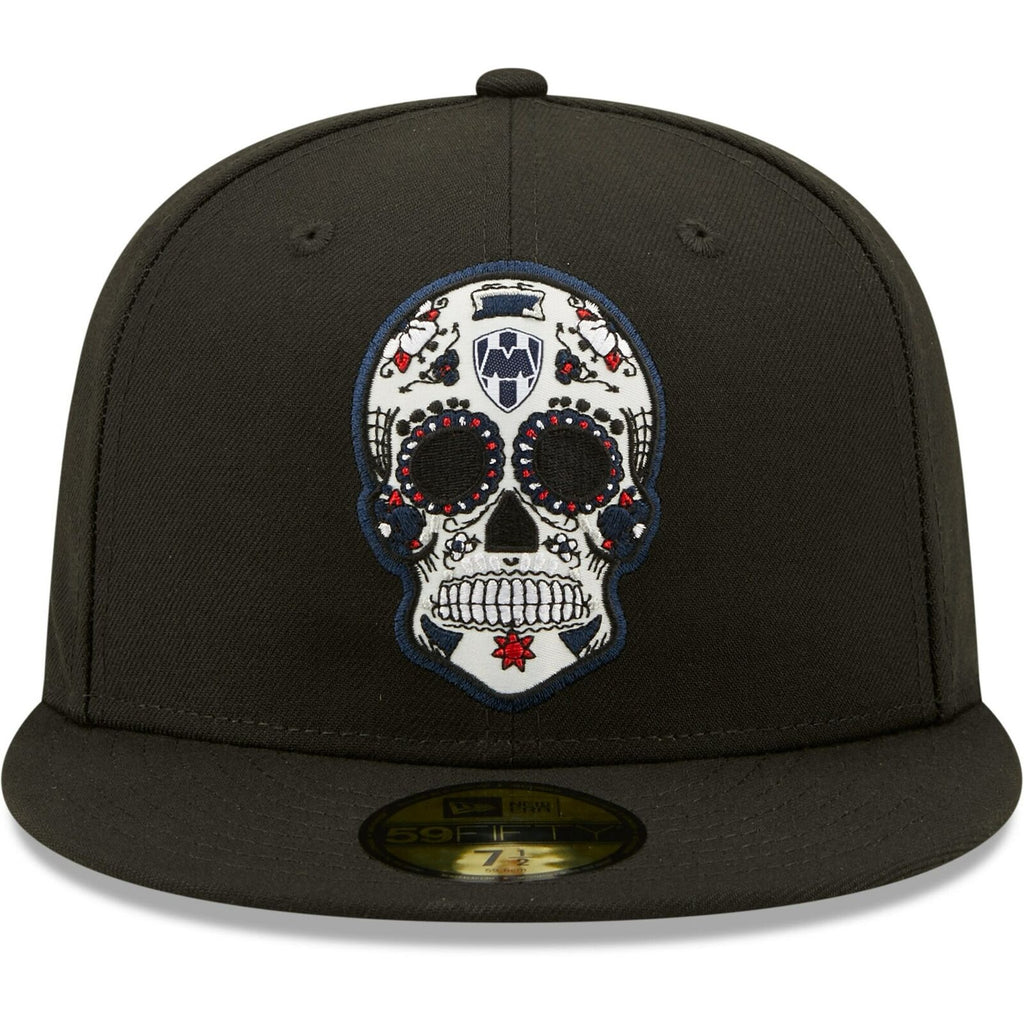 New Era Black CF Monterrey 59FIFTY Sugar Skull Fitted Hat