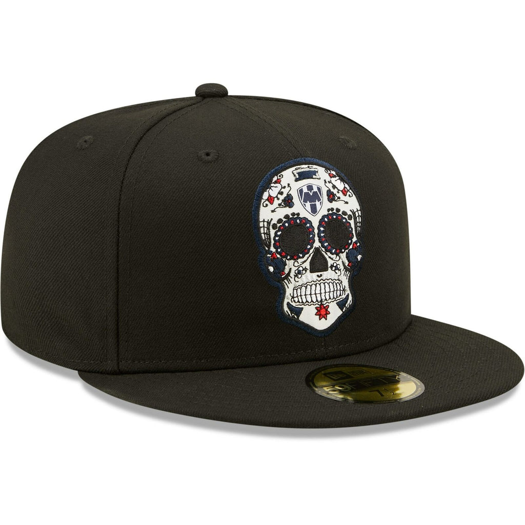 New Era Black CF Monterrey 59FIFTY Sugar Skull Fitted Hat