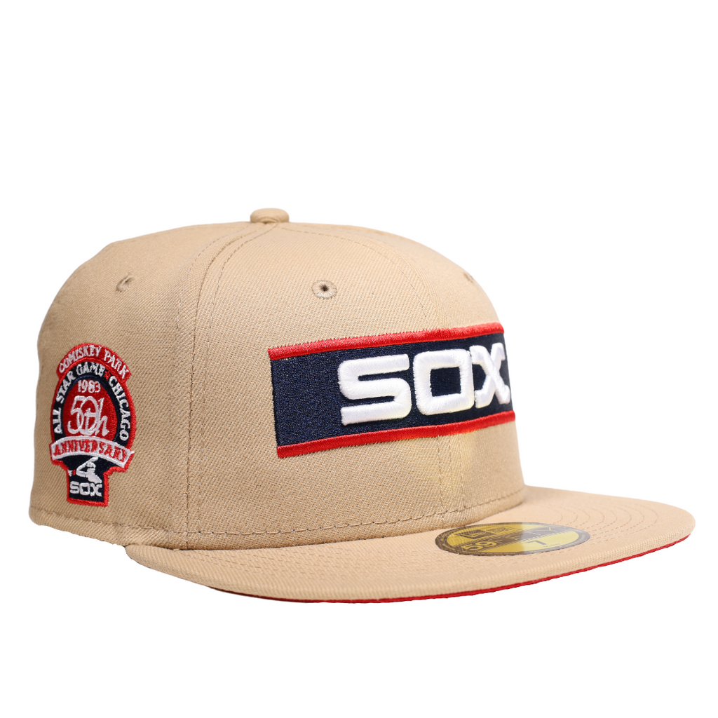 New Era Chicago White Sox 1983 All-Star Game Camel/Navy 59FIFTY Fitted Hat