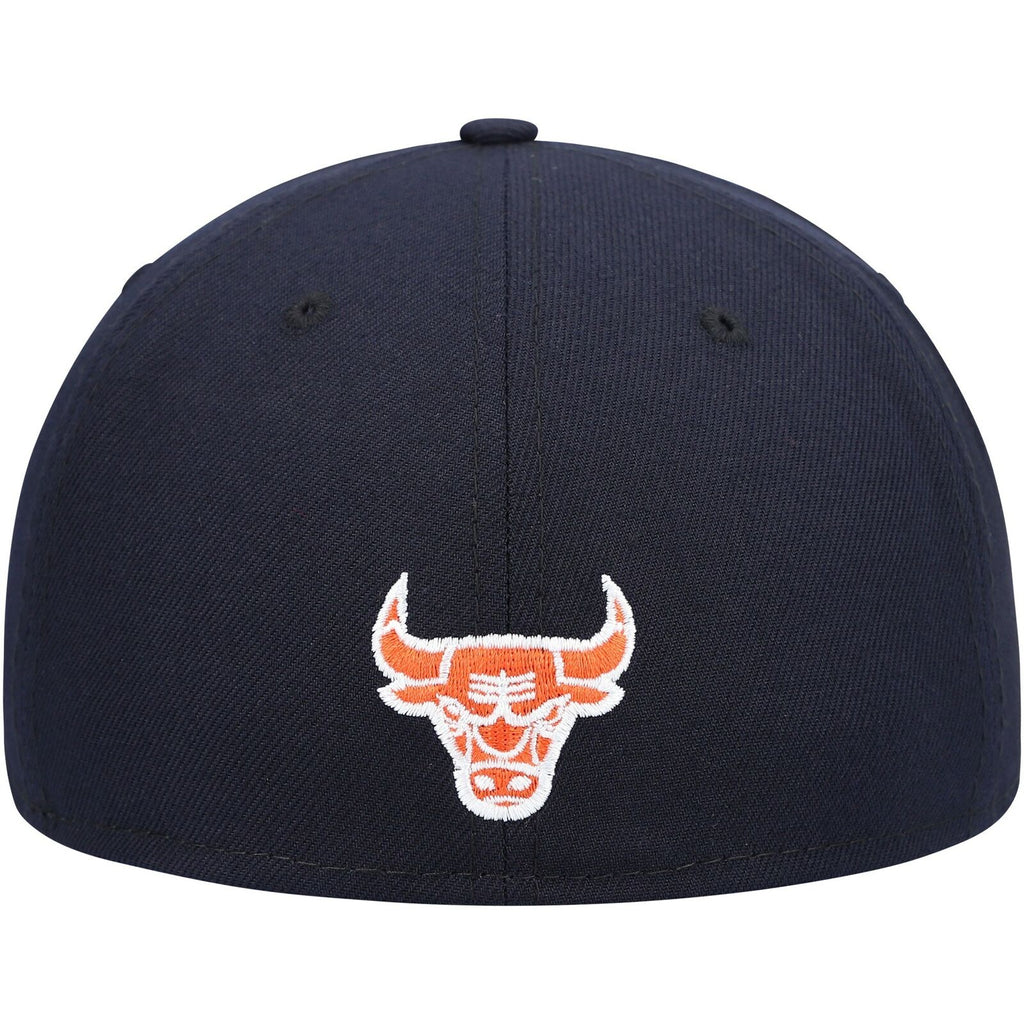 New Era Chicago Bulls Navy Trophy 59FIFTY Fitted Hat