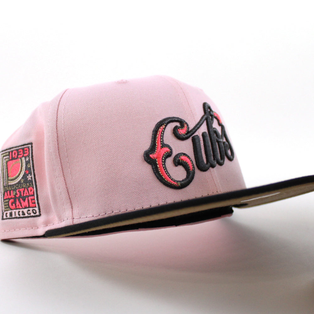 New Era Chicago Cubs Pink/Black 1933 All-Star Game 59FIFTY Fitted Hat