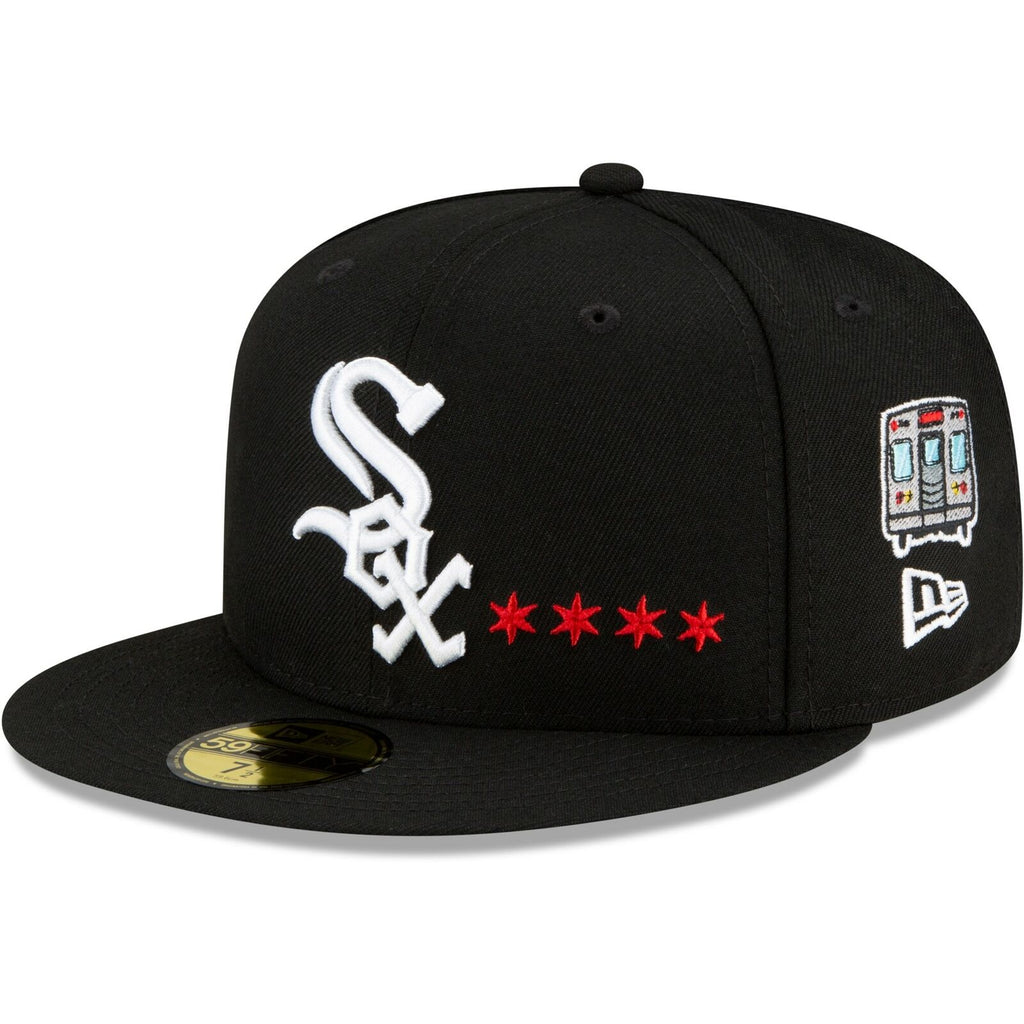 New Era Black Chicago White Sox City Transit 59FIFTY Fitted Hat