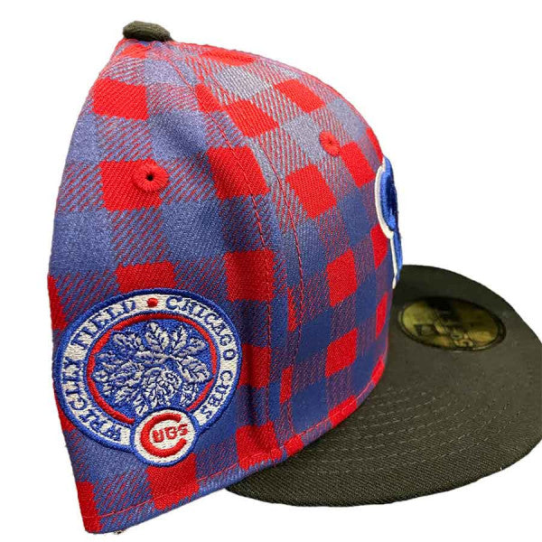New Era Chicago Cubs Plaid Collection Wrigley Field 59FIFTY Fitted Hat