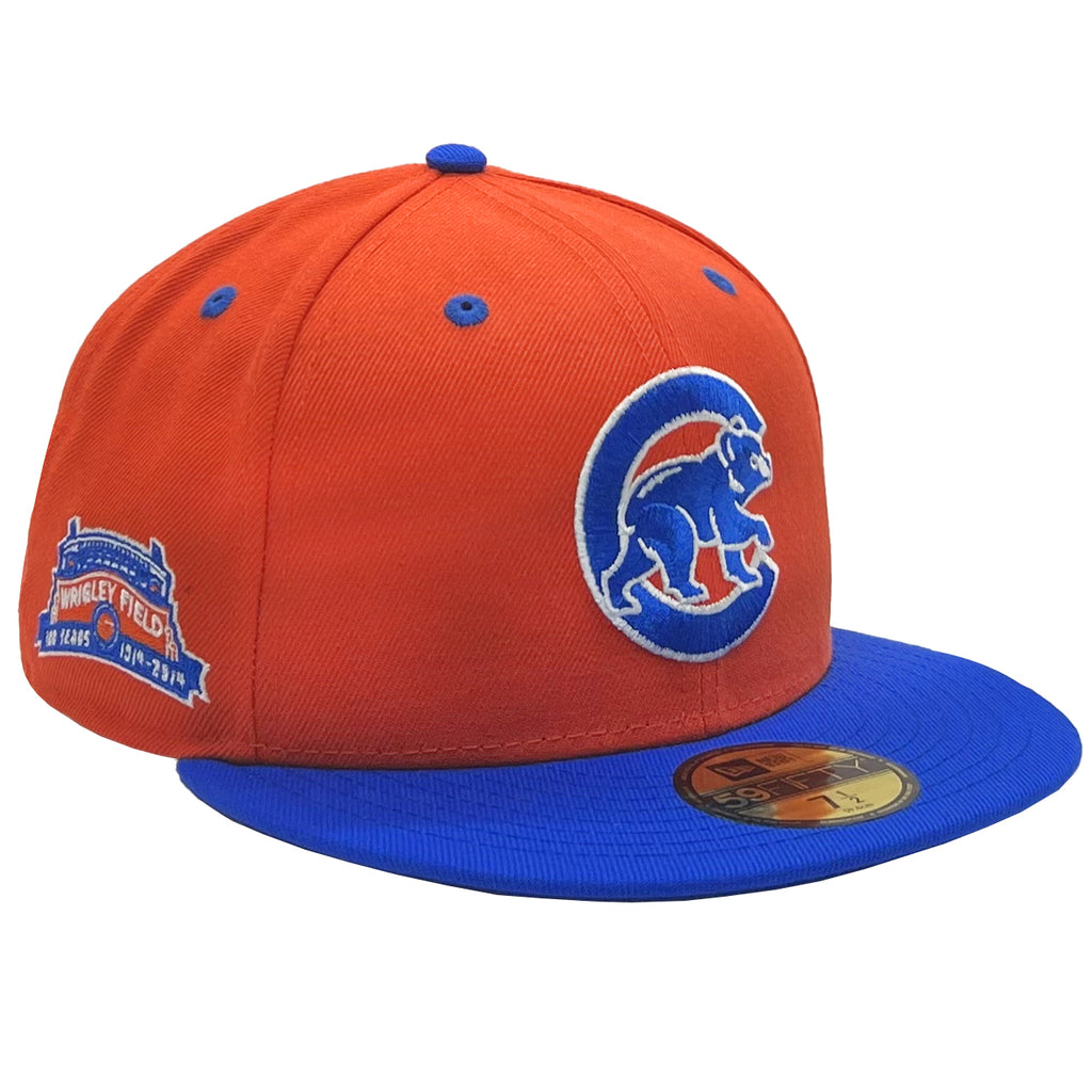 New Era Chicago Cubs Orange/Royal Mud Dog 59FIFTY Fitted Hat
