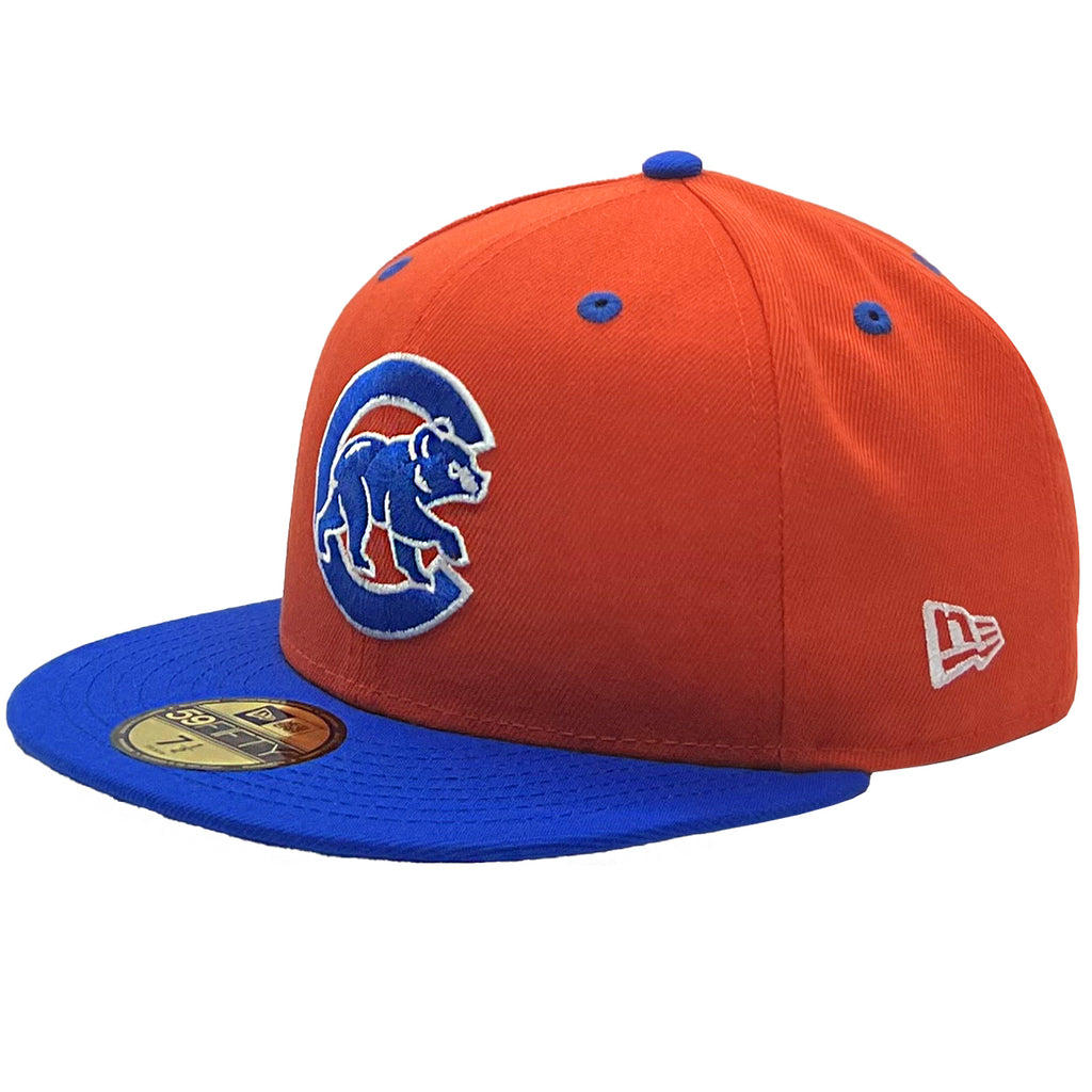 New Era Chicago Cubs Orange/Royal Mud Dog 59FIFTY Fitted Hat