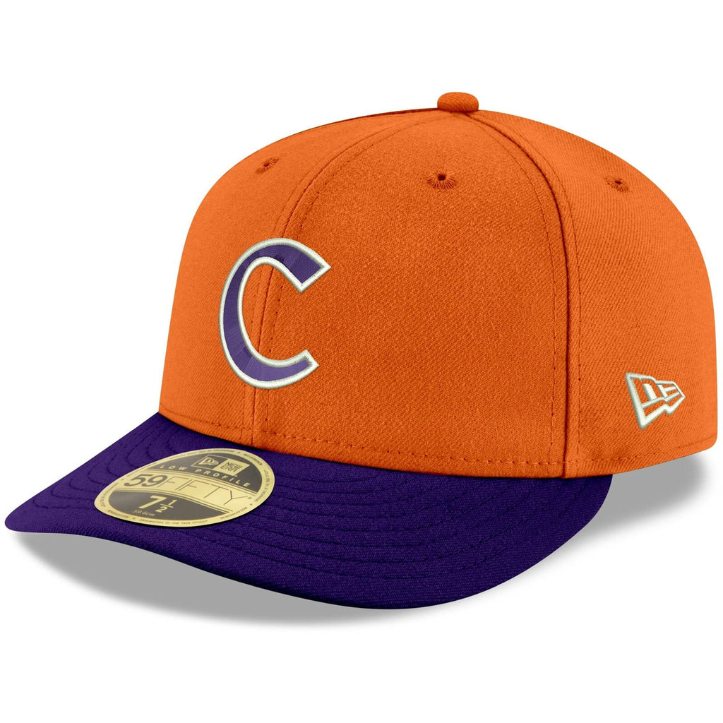 New Era Orange/Purple Clemson Tigers Basic Low Profile 59FIFTY Fitted Hat