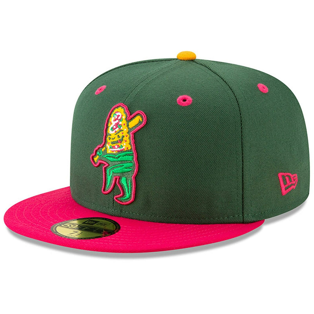 New Era Green/Pink Clinton Elotes Copa de la Diversion 59FIFTY Fitted Hat