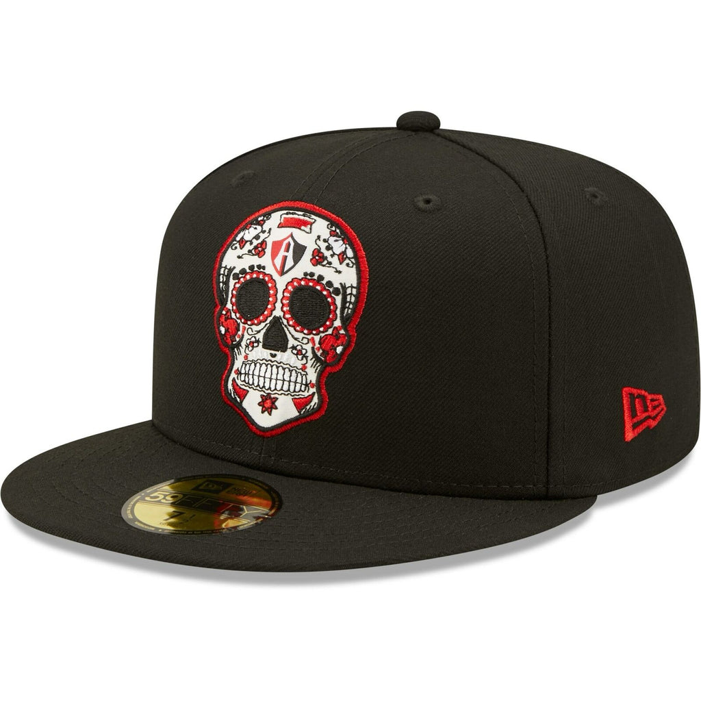 New Era Black Club Atlas 59FIFTY Sugar Skull Fitted Hat