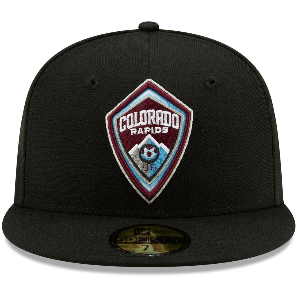 New Era Colorado Rapids Black Primary Logo 59FIFTY Fitted Hat