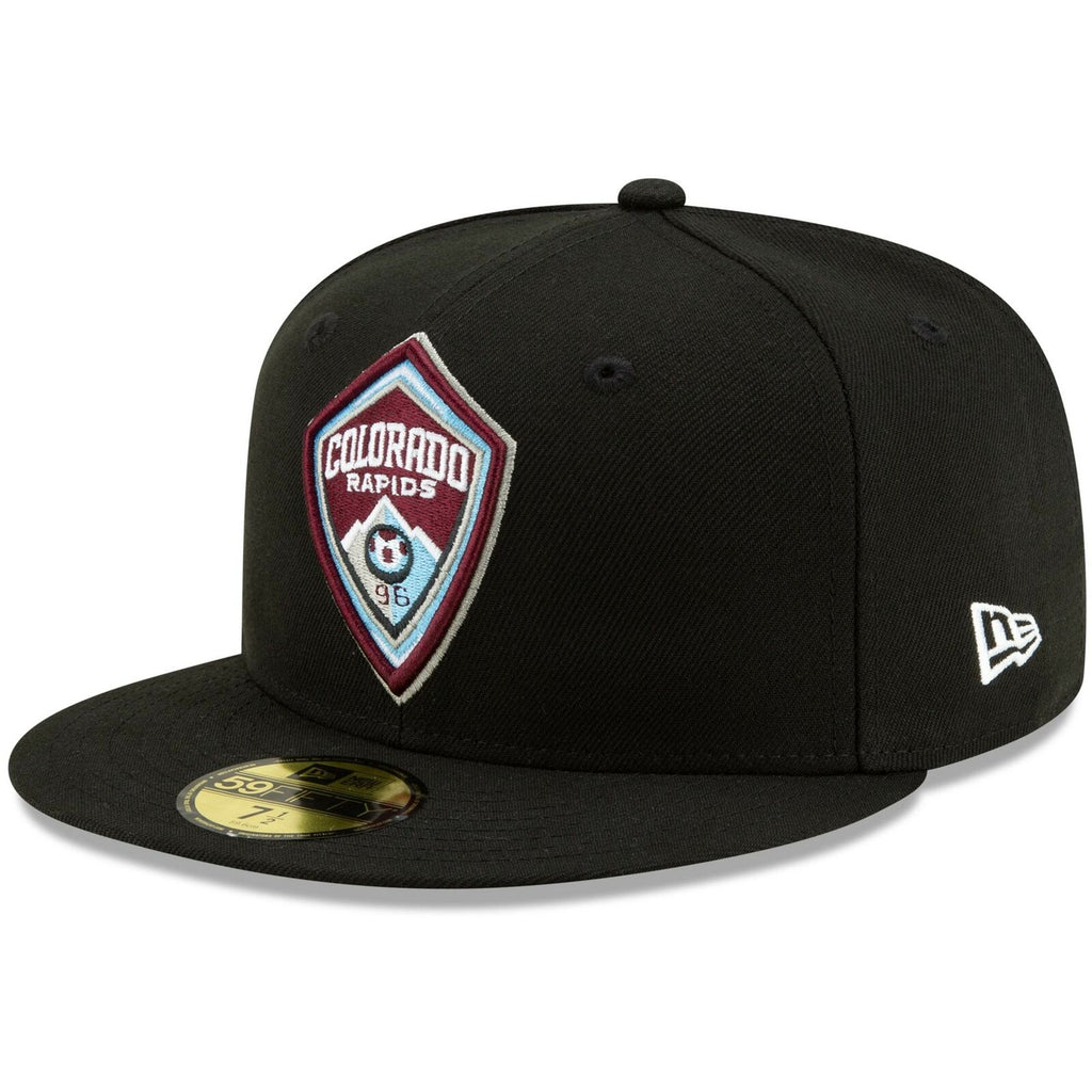 New Era Colorado Rapids Black Primary Logo 59FIFTY Fitted Hat