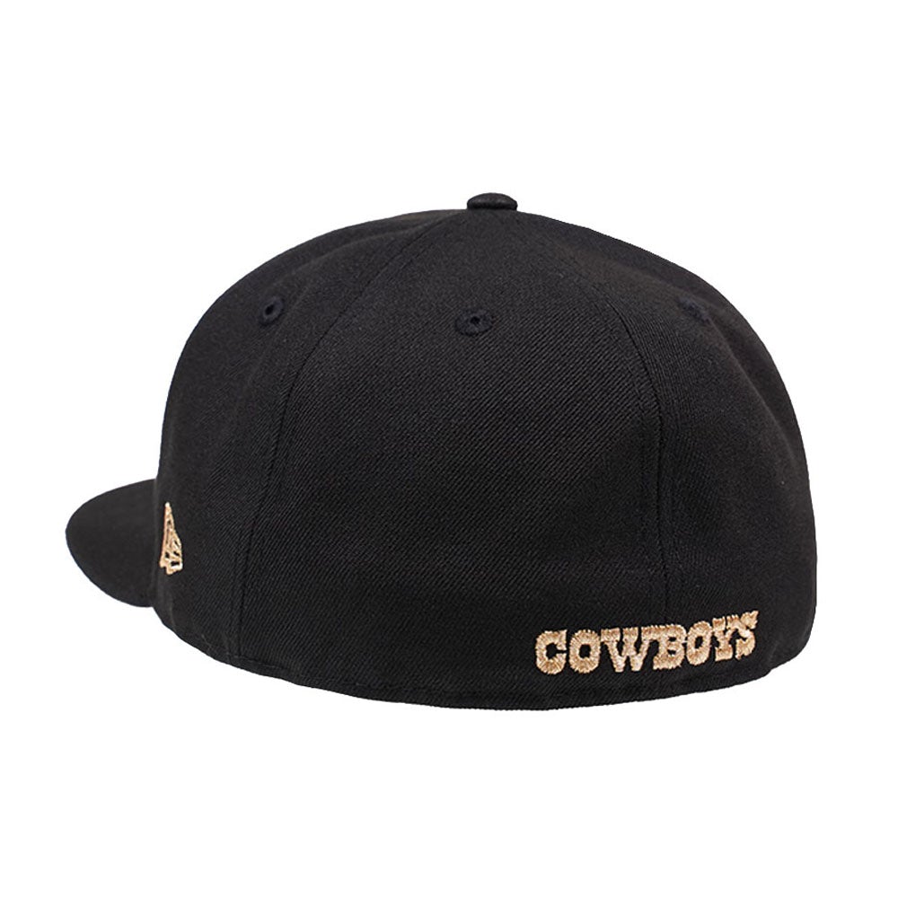 New Era Dallas Cowboys Black/Gold 59FIFTY Fitted Hat