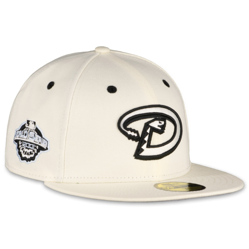 Diamondbacks Box Score New Era Arizona Diamondbacks White Ivory Box Score 2023 59FIFTY Fitted