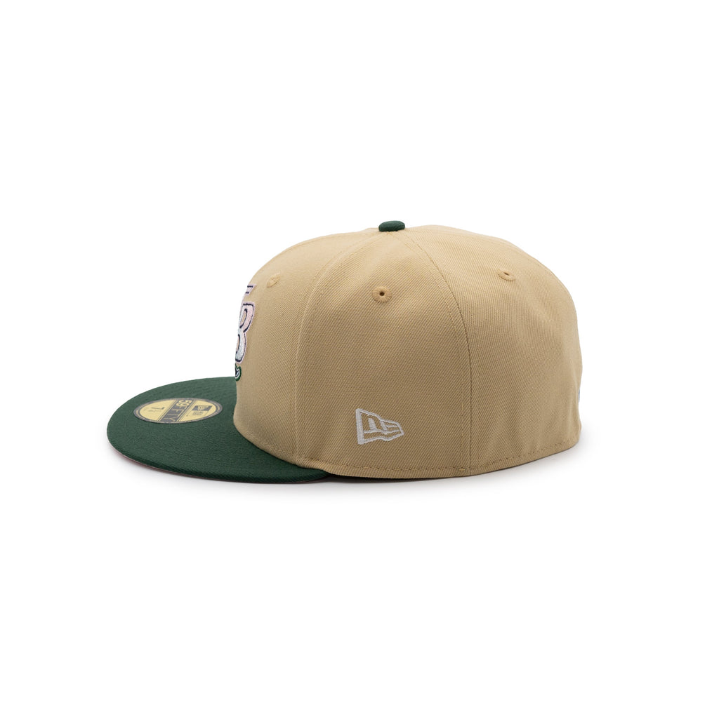 New Era x Fresh Rags Tampa Bay Rays Tropicana Field Vegas Gold/Mountain Green 59FIFTY Fitted Hat