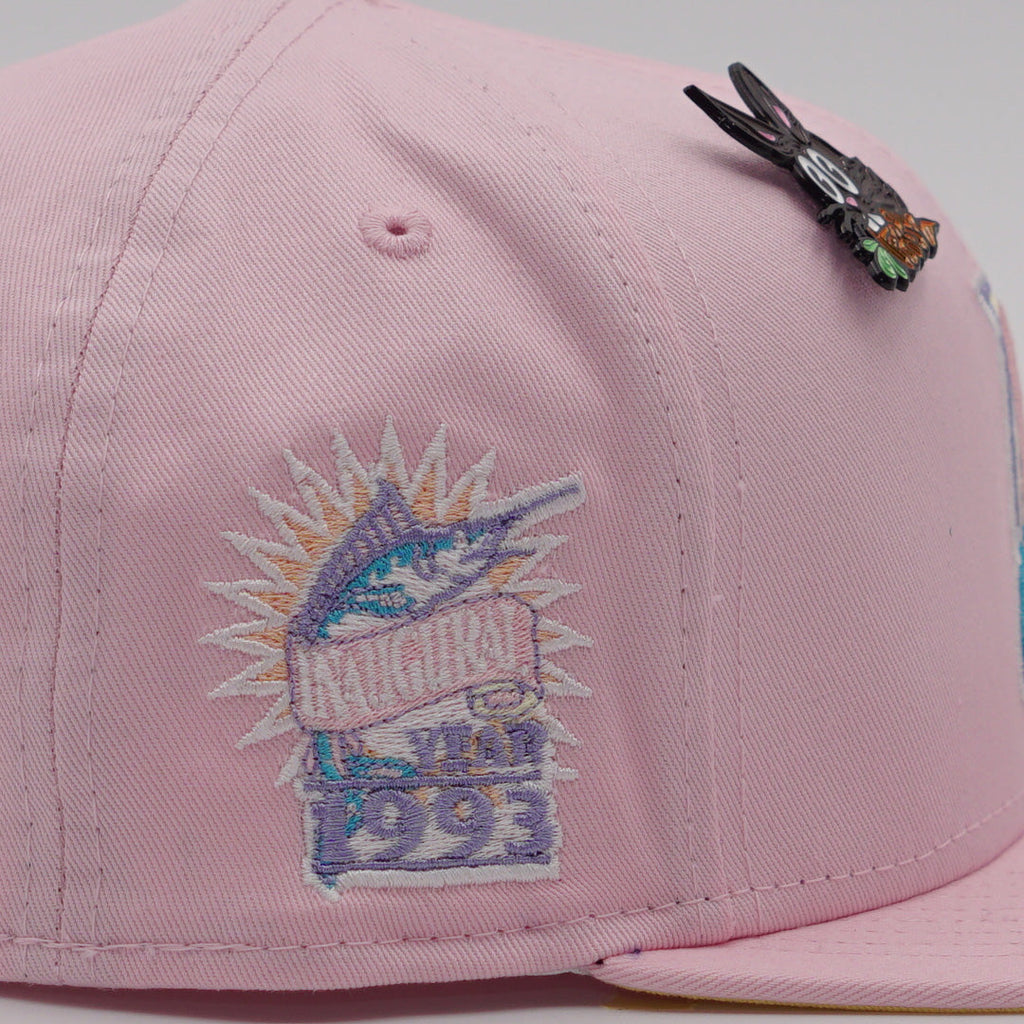 New Era Florida Marlins Soft Pink 'Easter Pack' 1993 Inaugural Season 59FIFTY Fitted Hat