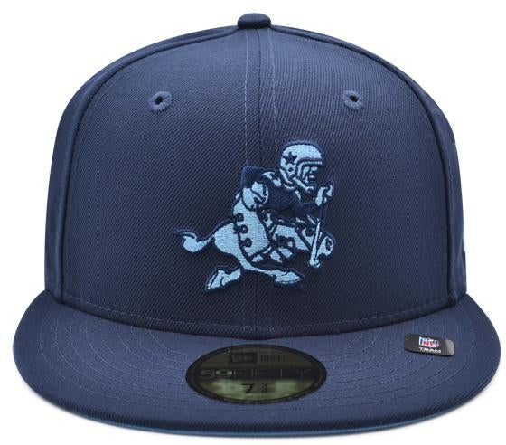 New Era Dallas Cowboys Navy Retro Joe Exclusive Sky Bottom 59FIFTY Fitted Hat