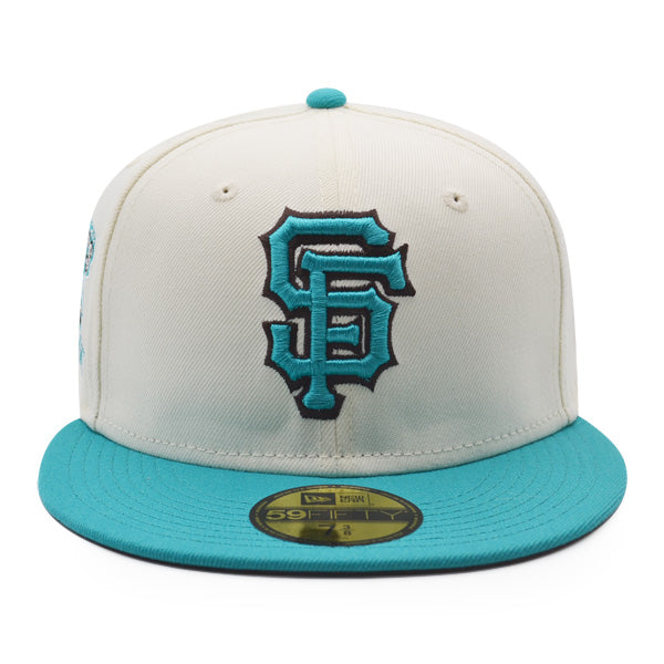 New Era San Francisco Giants 50th Anniversary Chrome/Teal 59FIFTY Fitted Hat