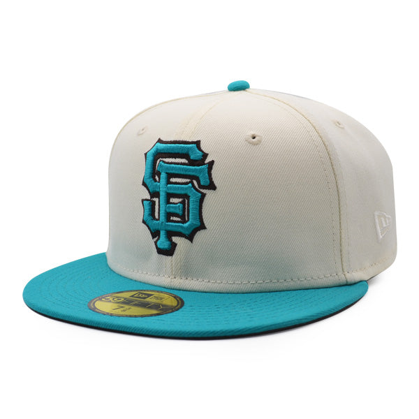 New Era San Francisco Giants 50th Anniversary Chrome/Teal 59FIFTY Fitted Hat