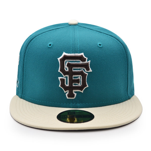 New Era San Francisco Giants 50th Anniversary Teal/Chrome 59FIFTY Fitted Hat