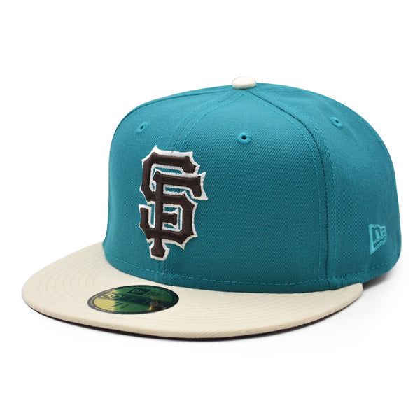 New Era San Francisco Giants 50th Anniversary Teal/Chrome 59FIFTY Fitted Hat