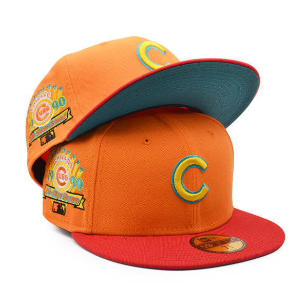 New Era Chicago Cubs 1990 All-Star Game Orange/Red/Teal UV 59FIFTY Fitted Hat