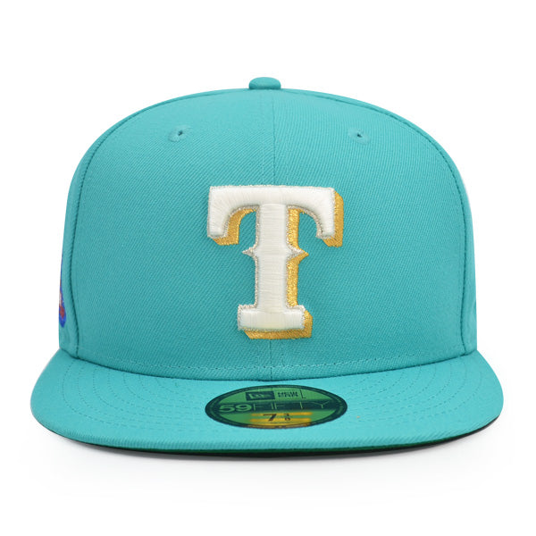 New Era Texas Rangers Final Season Teal 59FIFTY Fitted Hat