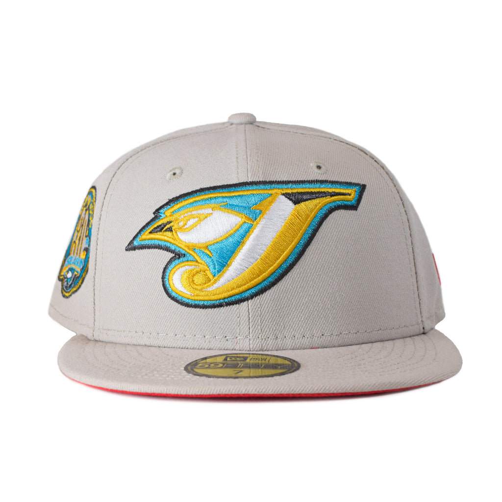 New Era Toronto Blue Jays Stone 30th Anniversary Fluorescent Pink UV 59FIFTY Fitted Hat