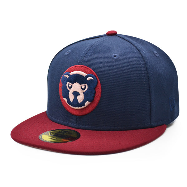 New Era Chicago Cubs Navy/Burgundy 100 Years Wrigley Field 59Fifty Fitted Hat