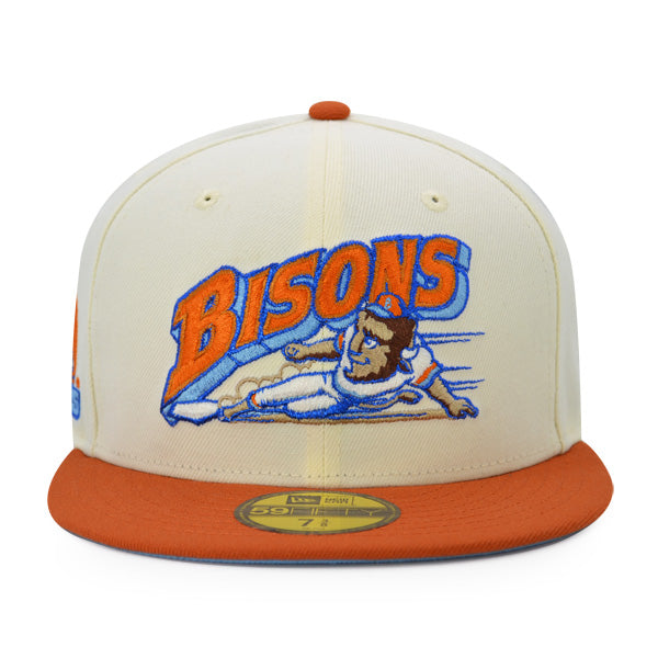 New Era Buffalo Bisons 25th Anniversary Chrome/Rust 59FIFTY Fitted Hat