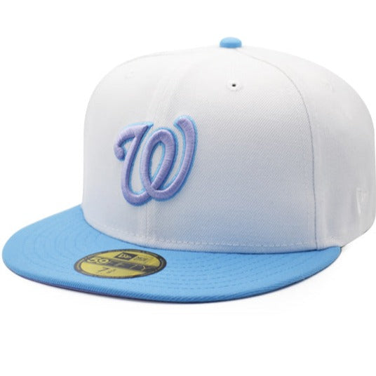 New Era Washington Nationals White/Sky Blue 10 Years 59FIFTY Fitted Hat