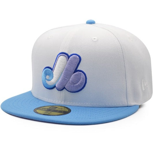 New Era Montreal Expos 35th Anniversary White/Sky Blue 59FIFTY Fitted Hat