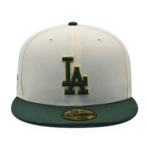 New Era Los Angeles Dodgers White/Pine/Gold 50th Anniversary 59FIFTY Fitted Hat
