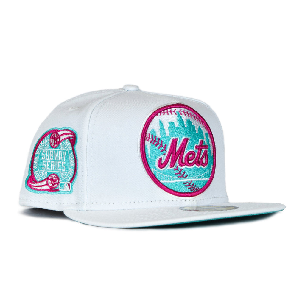 New Era New York Mets White/Mint/Purple "Winter In NY" 59FIFTY Fitted Hat