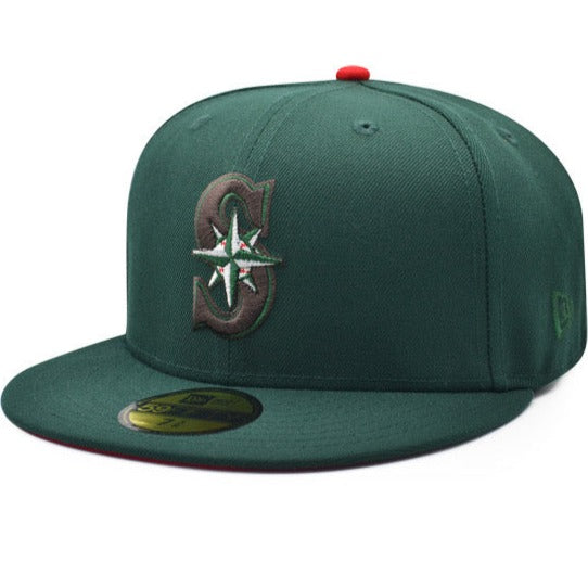 New Era Seattle Mariners 25th Anniversary Pine Green/Charcoal 59FIFTY Fitted Hat