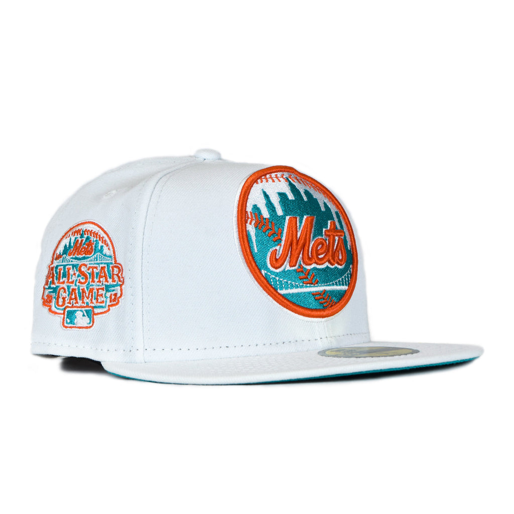 New Era New York Mets  White/Orange/Teal "Winter In NY" 59FIFTY Fitted Hat